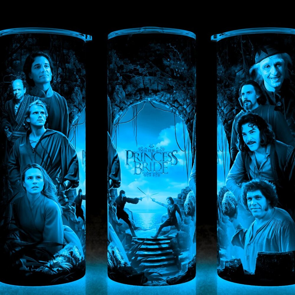 Glow in the Dark The Princess Bride 80s Classic Fantasy Movie Cup Mug Tumbler